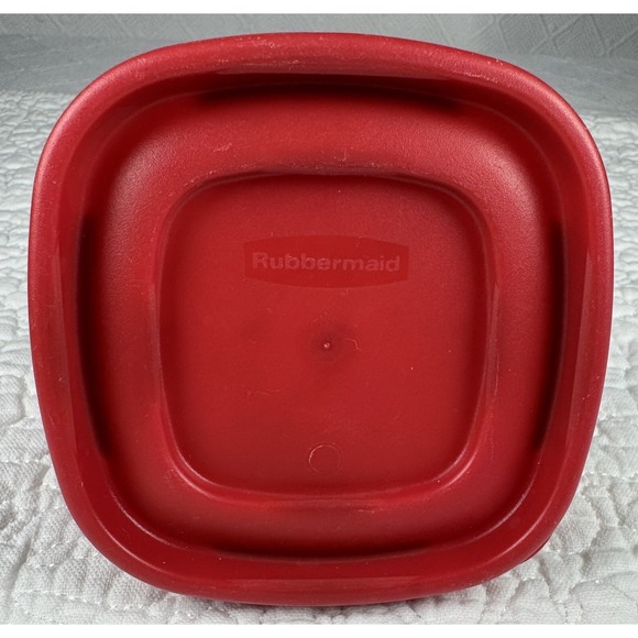Rubbermaid 7J58 Easy Find Storage Container LID ONLY -‎ Red - Picture 1 of 5